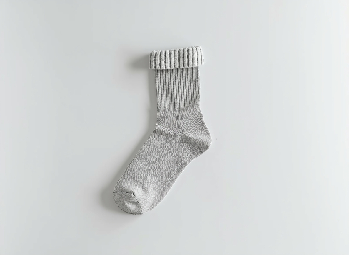 Cloud Grey versatile minimalist socks